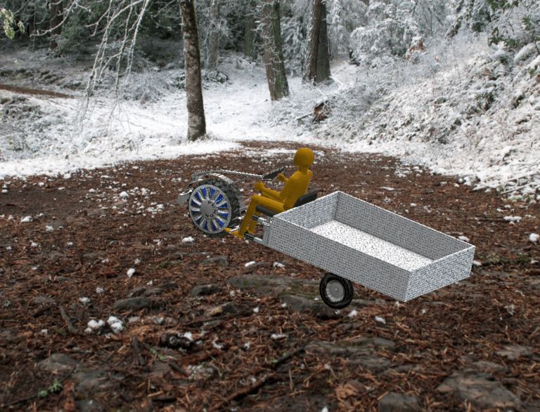 HjulAssem sidelager 2krok henger og sete